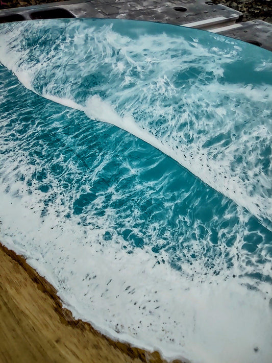 Resin ocean Waves