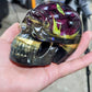 Black Gold Rose skull