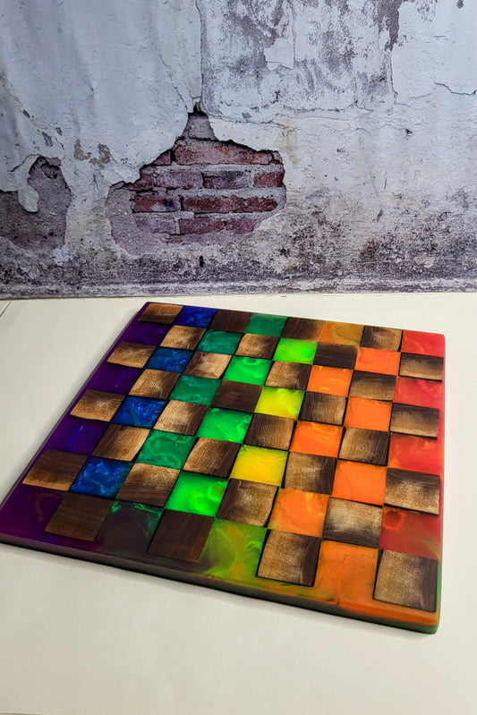 Rainbow chess board