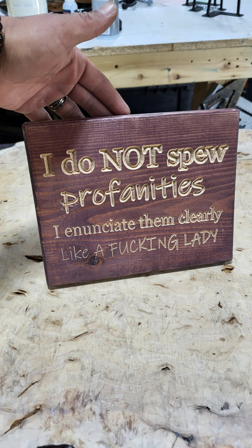 Profanities – Nita's Fluid Woodworks