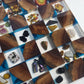 Botanical & Crystal Chess Board