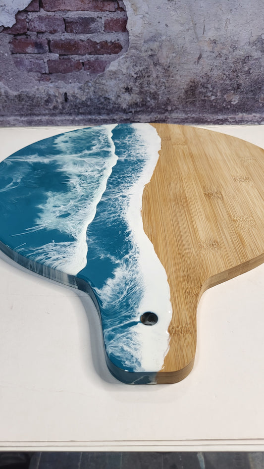 Ocean Cutting Board Round