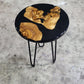 Black Olivewood plant stand/side table