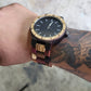 Multi Colored Wood Watch