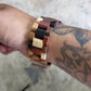 Multi Colored Wood Watch