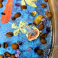 Floral Wood Tray