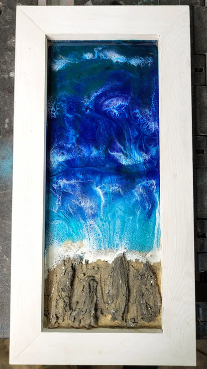 3D Ocean Wall Art -tall