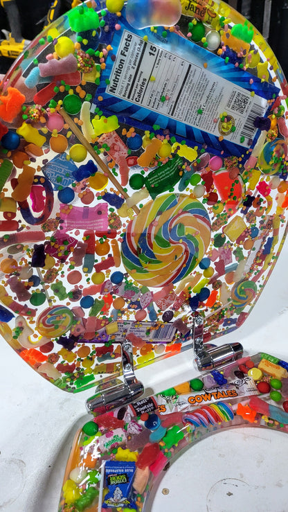 Candy Toilet seat / custom
