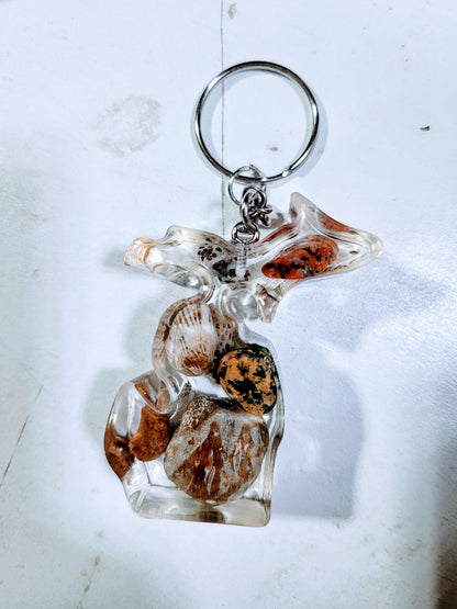 Michigan Petoskey Keychain