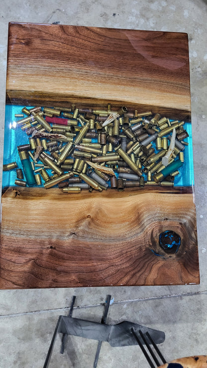 Deer Hunter Table/ Rustic Table