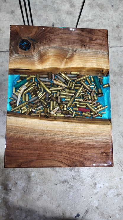 Deer Hunter Table/ Rustic Table