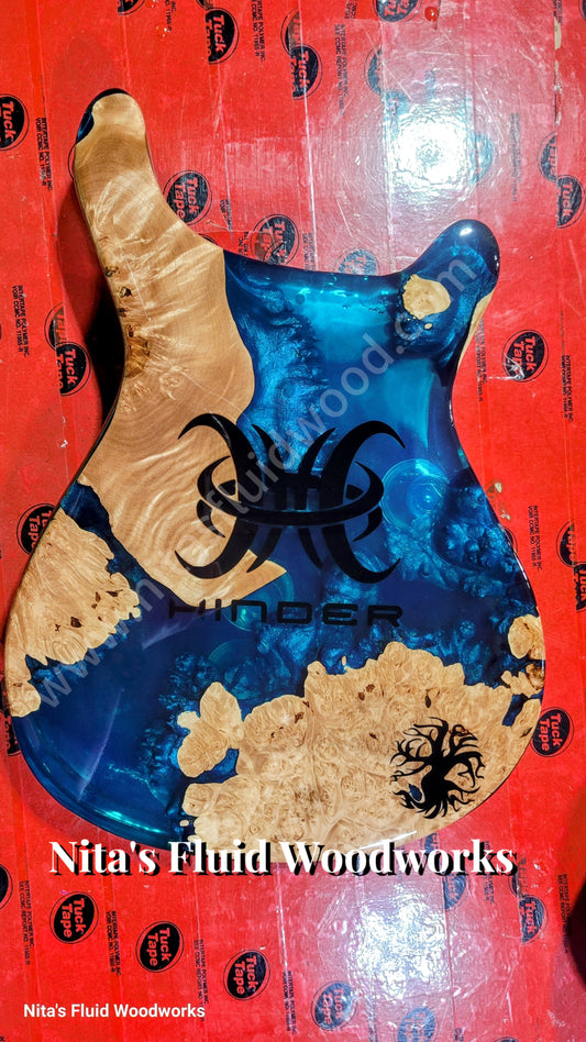 Resin Guitar Art