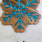 Wood Snowflake w Resin Inlay