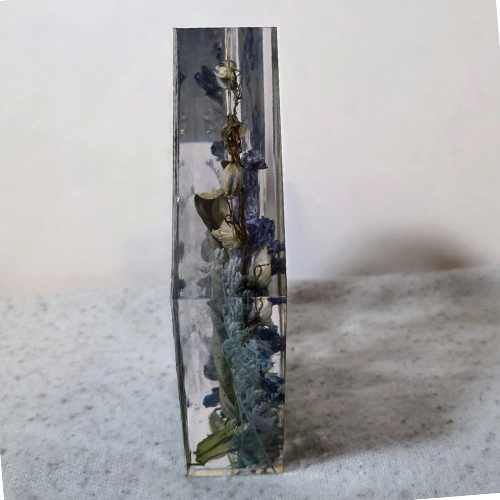 Flower Preservation Resin Vase