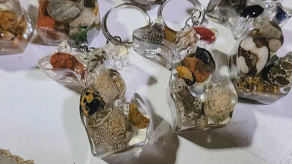Michigan Petoskey Keychain