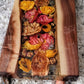 Bridal Bouquet Preservation Block – Handmade Hardwood & Crystal-Clear Resin Keepsake