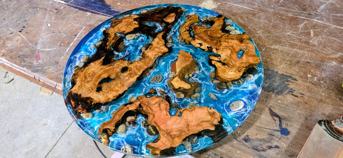 Round Petoskey Ocean/Lake Table