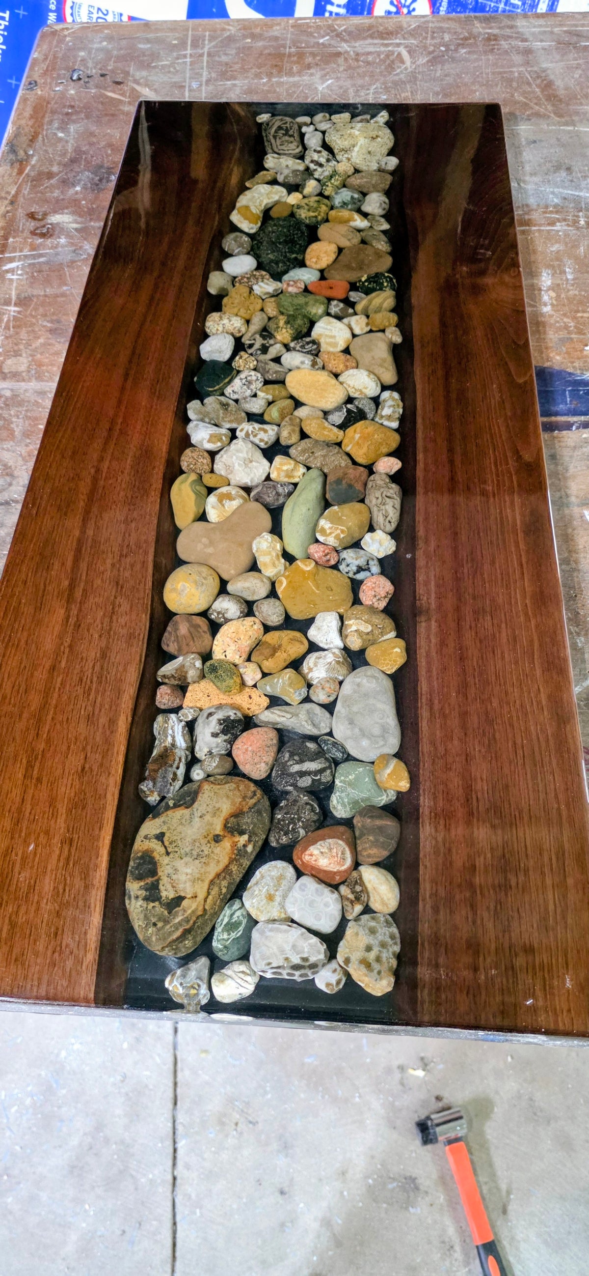 Black Onyx Petoskey Table