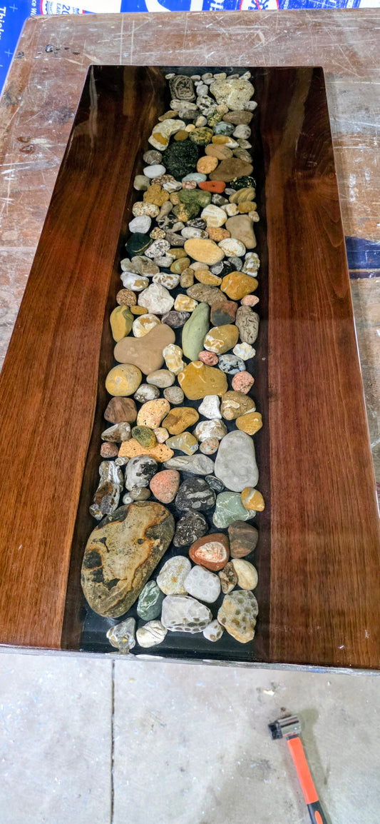 Black Onyx Petoskey Table