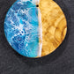 Olivewood Ocean Ornament