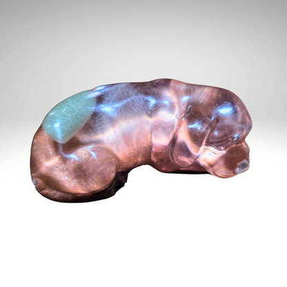 Small Resin Pet Memorial with Ashes or Fur