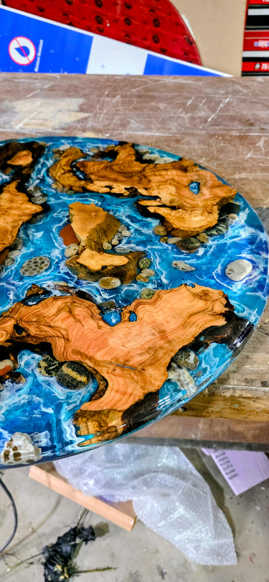 Round Petoskey Ocean/Lake Table