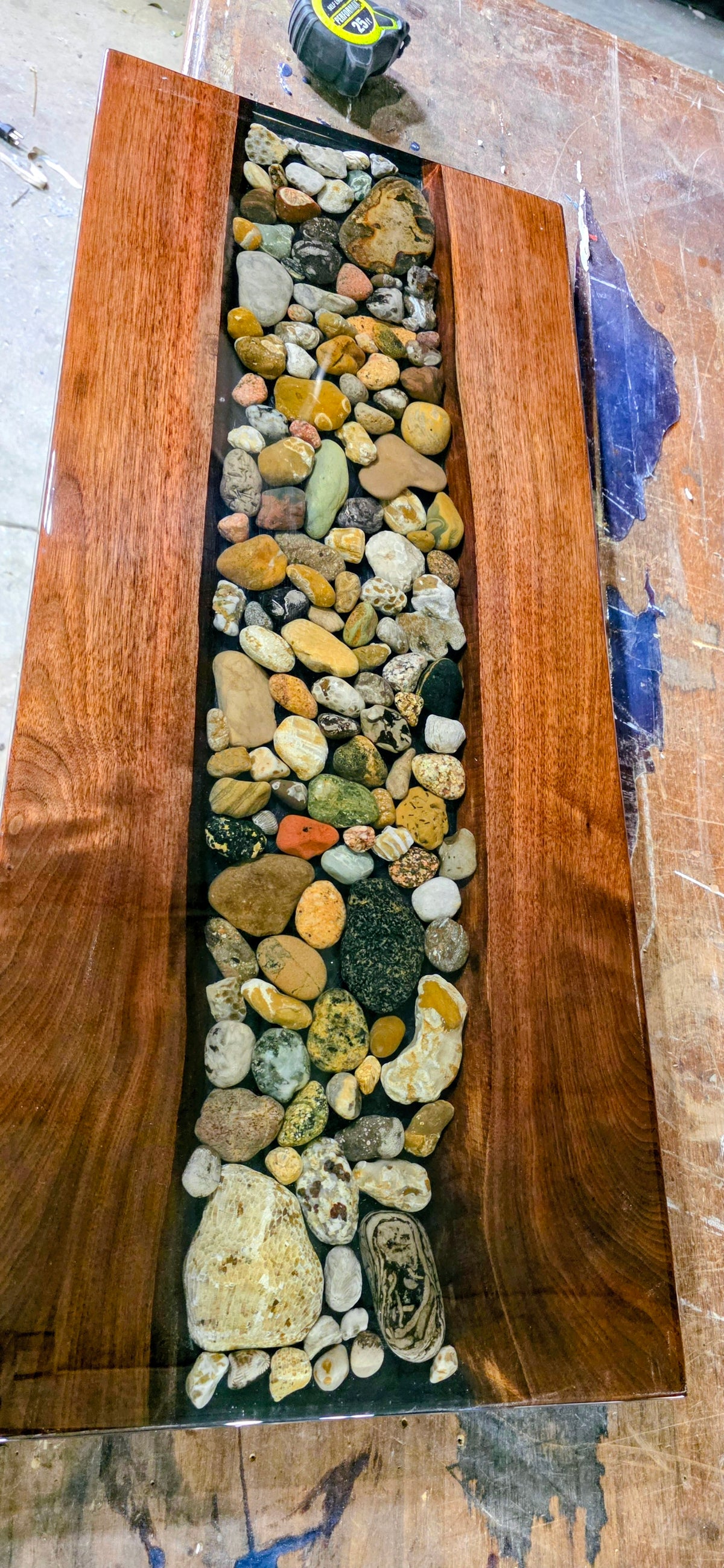 Black Onyx Petoskey Table