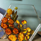 Custom Wedding Bouquet Preservation Hexagon, Resin Flower Preservation, Ashes Memorial, Wedding Flower Art Decor Floral Keepsake, Preserved Flowers Resin