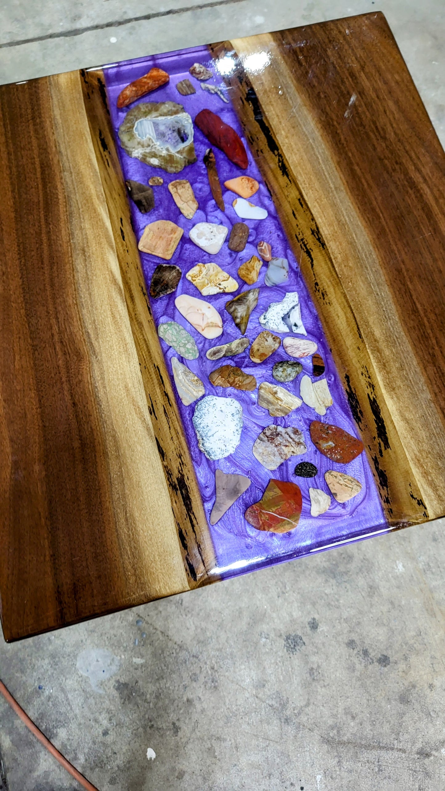 Purple Geode Table