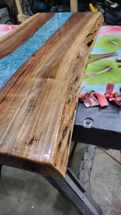 LIVE edge Blue River table