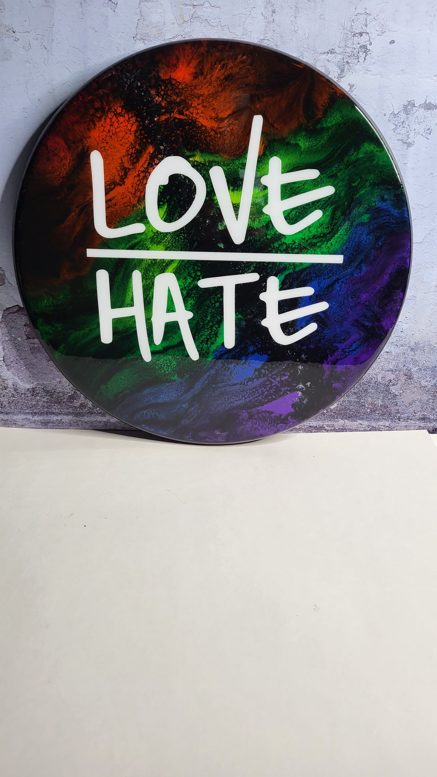Love Over Hate 15"