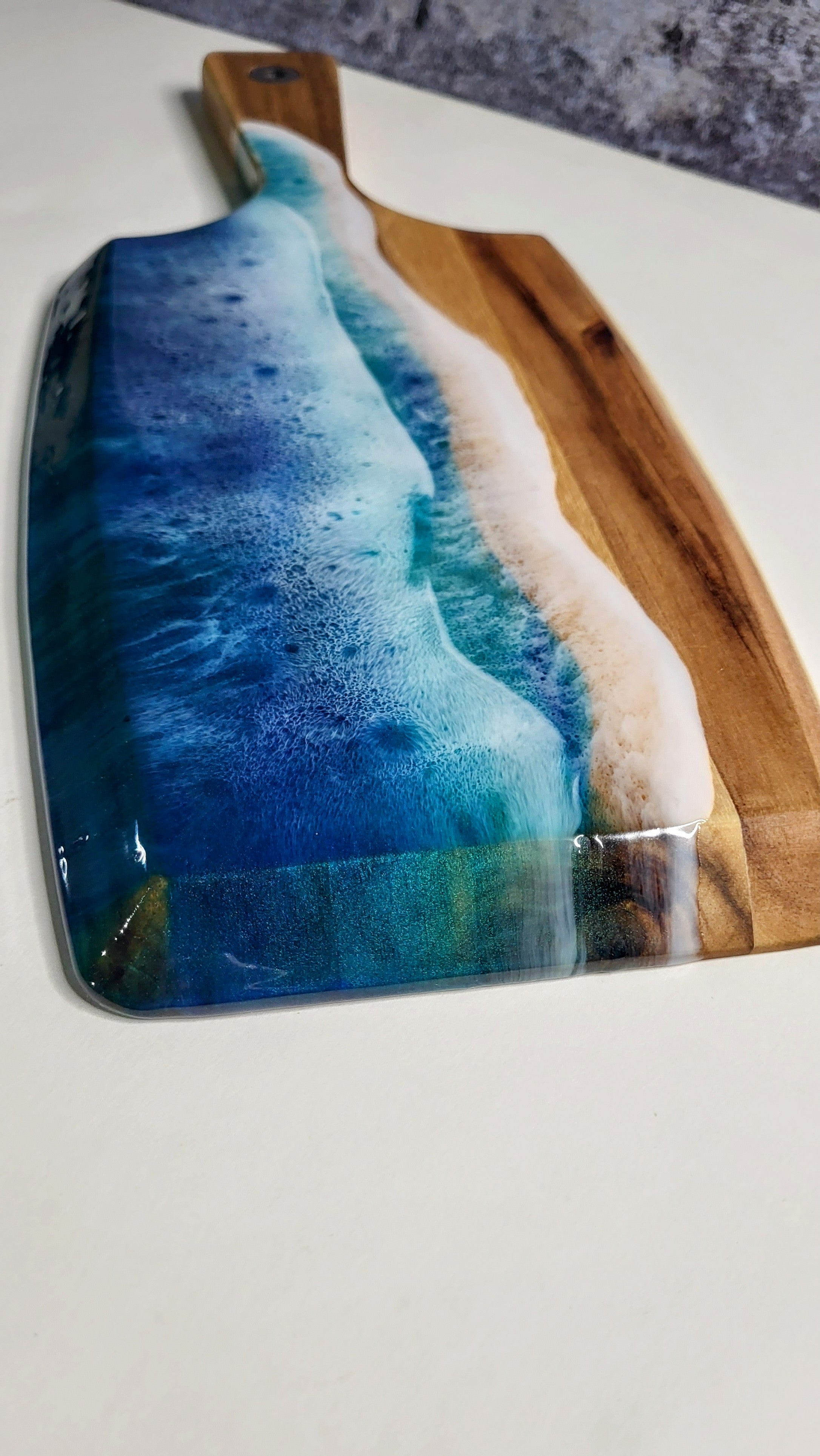 Personal Ocean Cutting Board – Nita's Fluid Woodworks